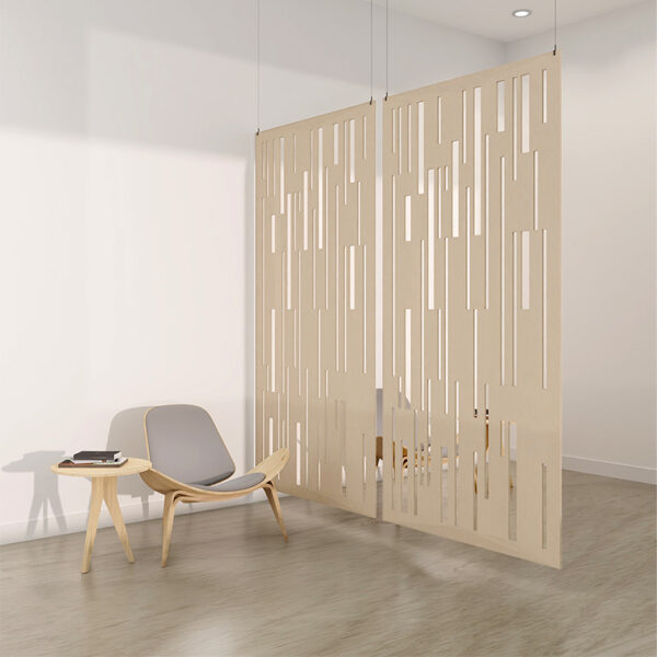 Hush Acoustics Stripes Room Divider