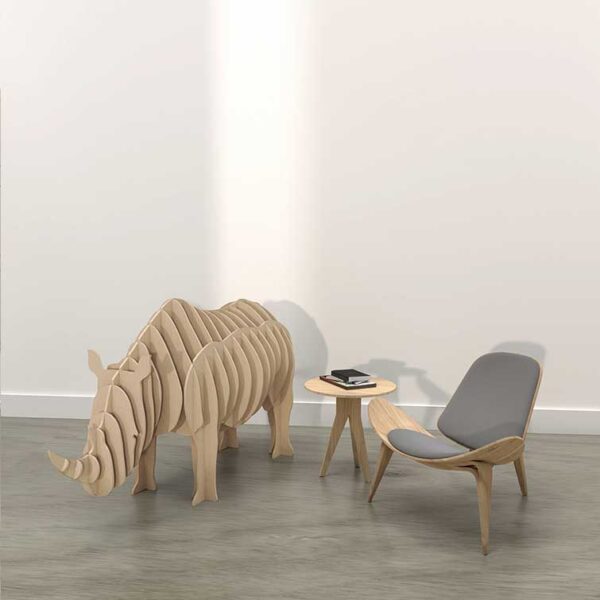 Hush Acoustics Rhino Sculpture