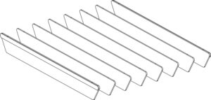 Hush_Baffles-Linear_Rectangular_Angled_LineDrawing