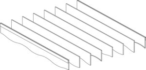 Hush_Baffles-Linear_Rectangular_Flow_LineDrawing