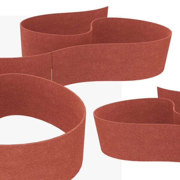 Hush Movo baffles in Salmon element colour